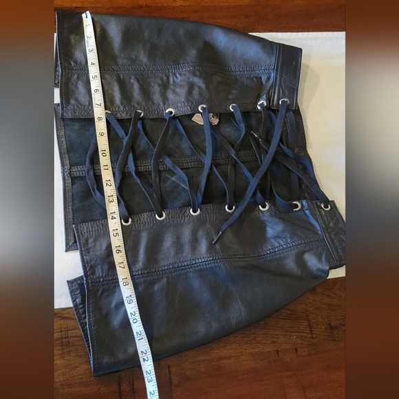 Y2K Vintage Leather Corset Skirt S/M - Picture 8 of 12